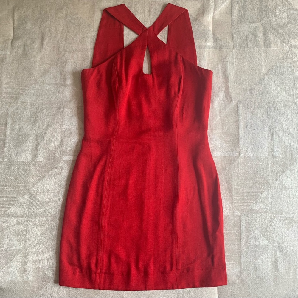Vintage Lori Ann Montreal Red Cocktail Dress